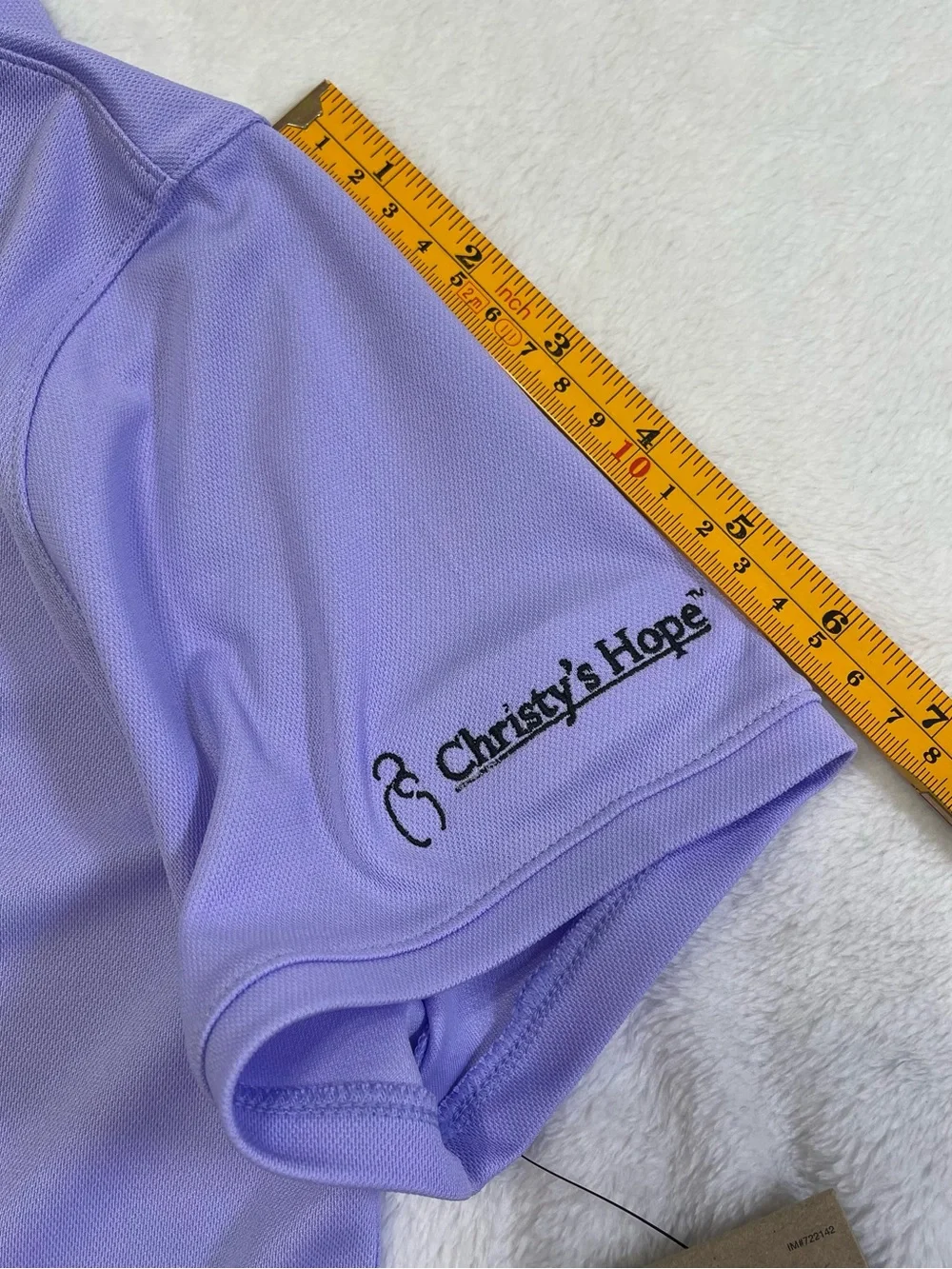 NWT Nike Golf Womens Small Purple Dri-FIT Short Sleeve Polo Shirt Christy's Hope